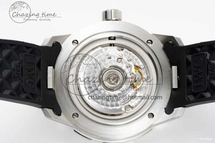 MIROTIME 0322 Premium Aquatimer Automatic SS RSF 1:1 Best Edition White Black Dial on Black Rubber Strap A 7067